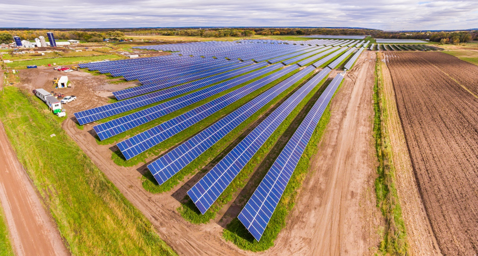 Solar arrays adding value to a dairy farm, courtesy of SEIA